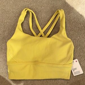 Lululemon Energy Bra Long Line Ribbed